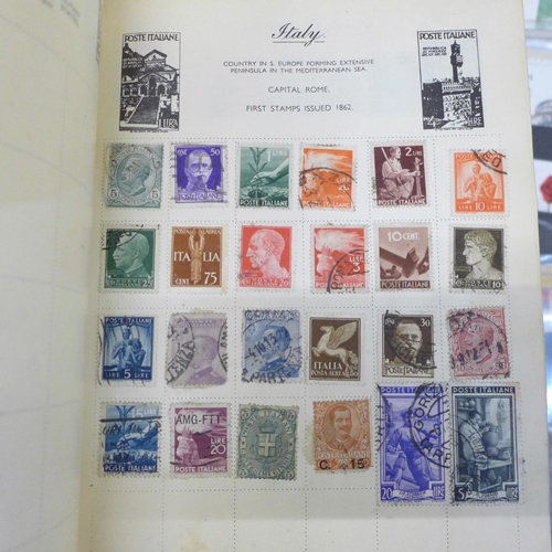 751 - Stamps:- box of stamps in albums, on cover, etc.