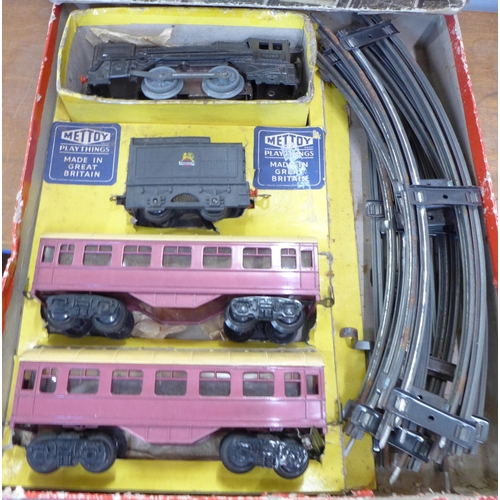 758 - A Mettoy Railways Passenger Train Set, number 5363, boxed