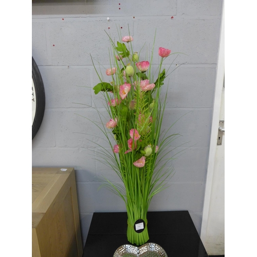 1372 - A 100cm sheaf of pink poppies   (2603316)