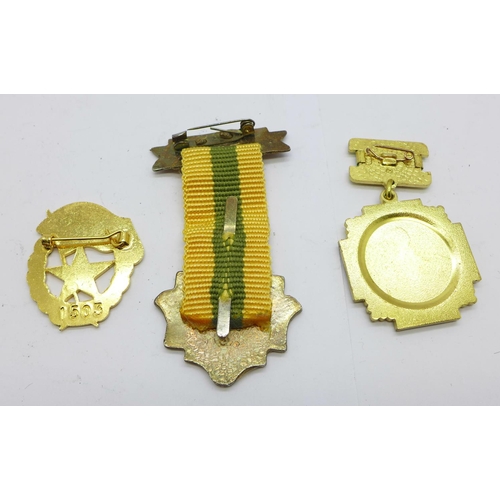 876 - A Chernobyl Disaster medal and two others