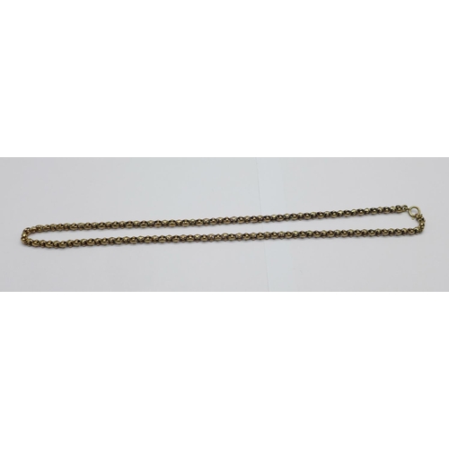 967 - A 9ct gold necklace, 8.5g