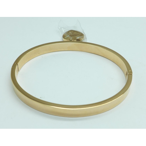 990 - A .925 silver gilt Tiffany & Co. bangle