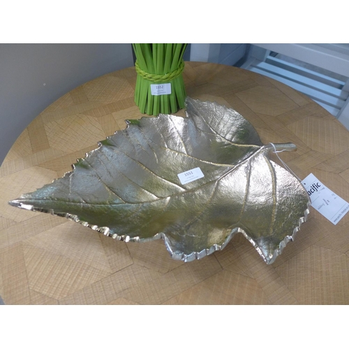 1480 - A metal gold leaf bowl (7059721)   #