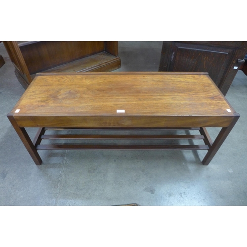 127 - A teak coffee table