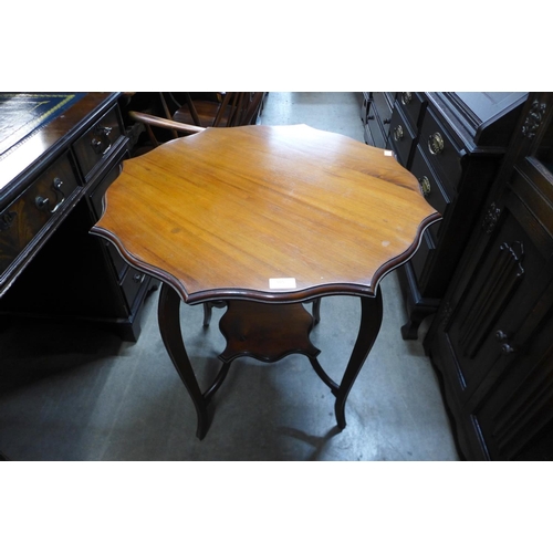 165 - An Edward VII walnut occasional table