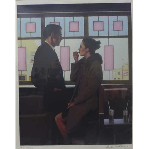 19 - A signed Jack Vettriano limited edition artist proof print, 55 x 44cms, framed