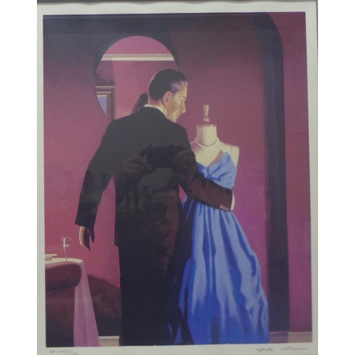 22 - A signed Jack Vettriano limited edition artist proof print, 55 x 44cms, framed