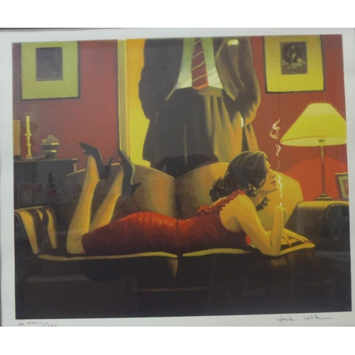 23 - A signed Jack Vettriano limited edition artist proof print, 43 x 51cms, framed