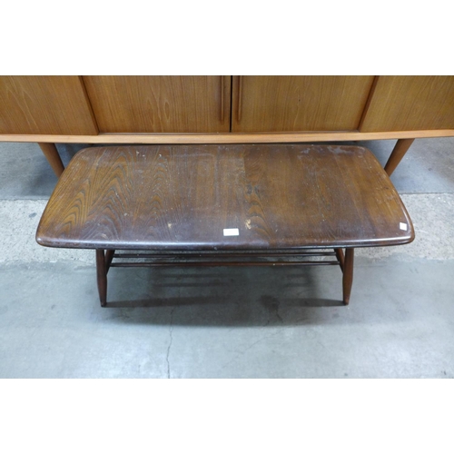 243 - An Ercol dark coffee table