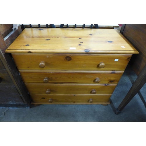 288 - A pine chest of drawers