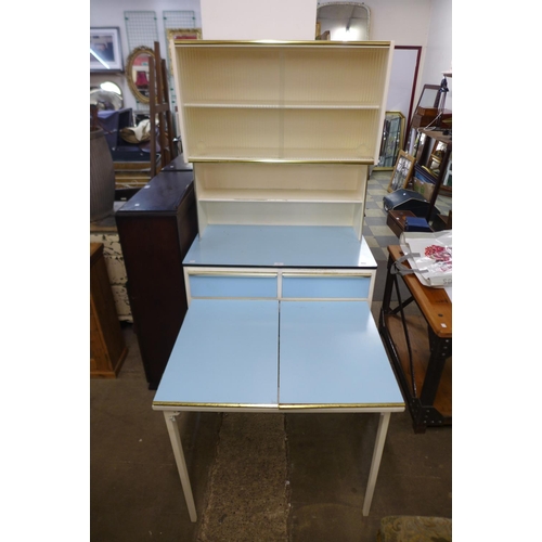 308 - A 1950's metamorphic kitchen cabinet