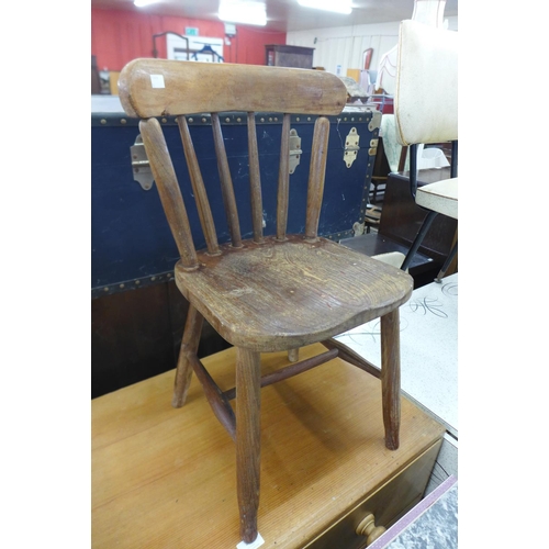 317a - An elm and beech child's chair