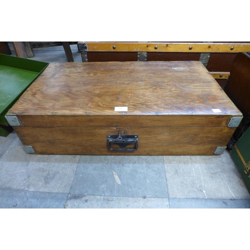 340 - A fitted pine tool box