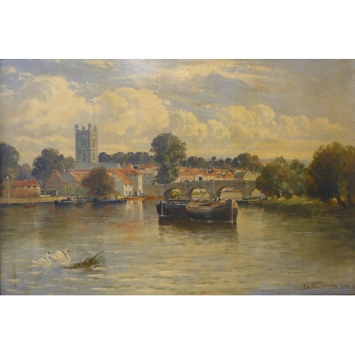 8 - Arthur Gordon Meadows (1869-1937), Henley on Thames, oil on canvas, signed Arthur Gordon and dated 1... 