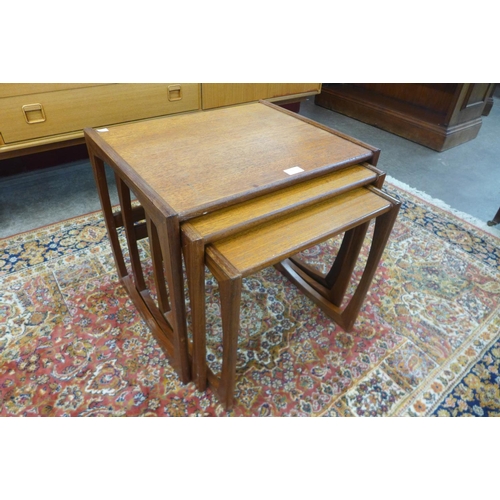 94 - A G-Plan Quadrille teak nest of tables