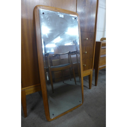 97 - A Danish teak framed mirror