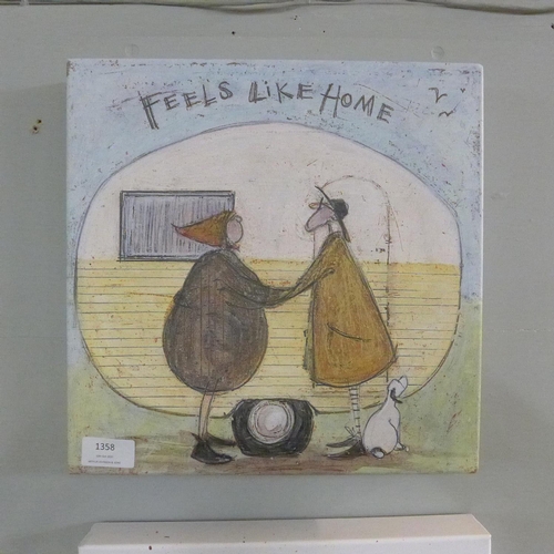 1358 - A Sam Toft print, Feels Like Home (WDC916676)  #