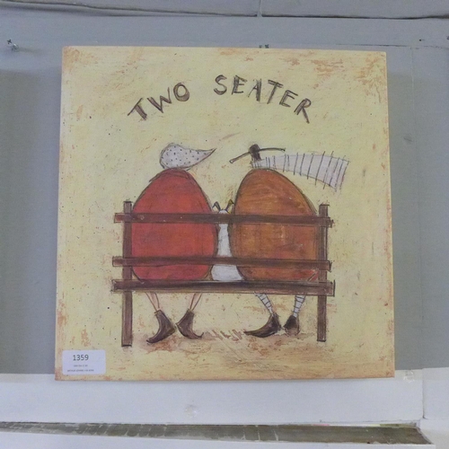 1359 - A Sam Toft print, Two Seater (WDC916696)  #