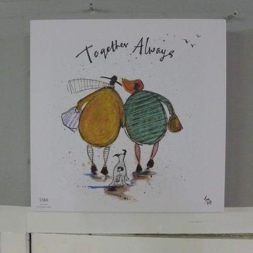 1360 - A Sam Toft print, Together Always (WDC916136)  #