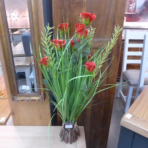 1490 - A 70cm sheaf of red roses   (2605010)