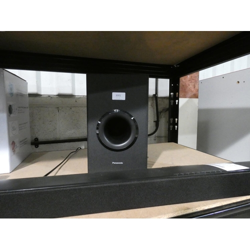 3001 - Panasonic Soundbar With Subwoofer - no remote (205-40) * This Lot Is Subject To Vat