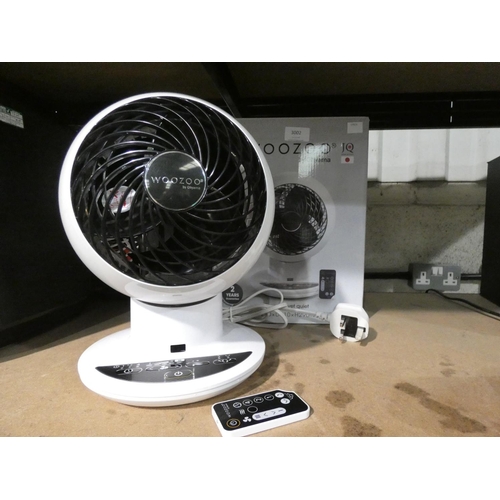 3002 - Iris Woozoo Desk Fan      (205-23) * This Lot Is Subject To Vat