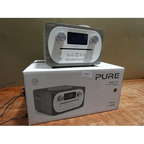 3038 - Pure Evoke C-D4 All In One System with remote  (205-448) * This Lot Is Subject To Vat