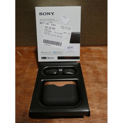 3099 - Sony Ear Buds     Wf1000Xm3        (205-309) * This Lot Is Subject To Vat