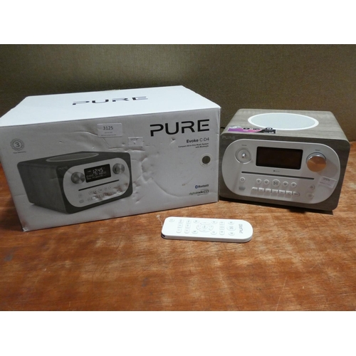 3125 - Pure Evoke C-D4 All In One System with remote - missing knobs  (205-209) * This Lot Is Subject To Va... 