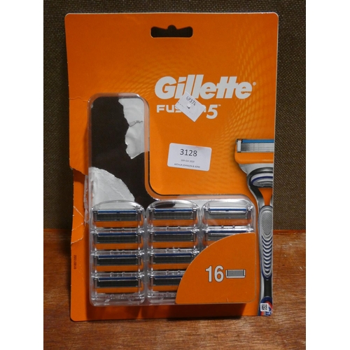 3128 - Gillette Fusion 5 blades * This lot is subject to VAT