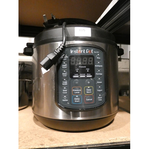 3175 - Instant Pot Duo 9 In 1  Multi-Cooker (205-264) * This Lot Is Subject To Vat