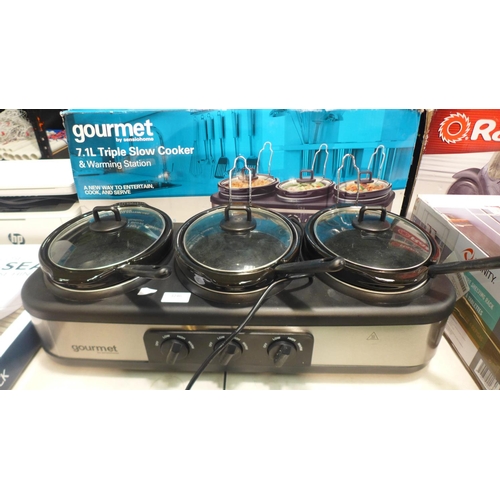 3246 - Sensiohome Triple Cooker  (205-267) * This Lot Is Subject To Vat