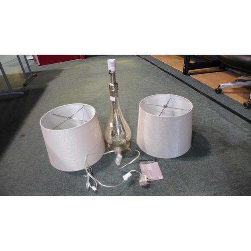 3293 - Mercury Glass Table Lamp  (205-407) * This Lot Is Subject To Vat