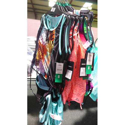 3310 - Ten mixed style size 8 swim suits/sets * This lot is subject to VAT