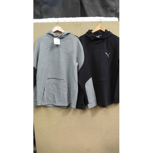 3400 - Ten men's Puma active wear items - mainly hoodies, mixed sizes * This lot is subject to VAT