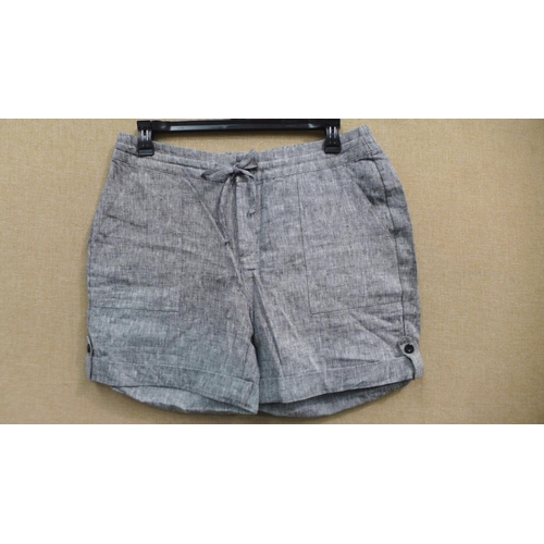 3404 - Ten pairs of lady's grey shorts - size 16 * This lot is subject to VAT