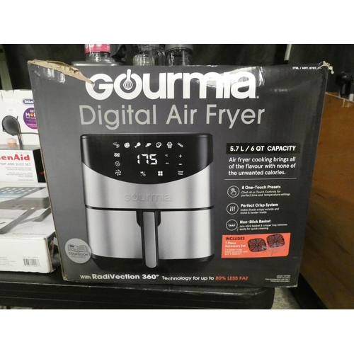 3423 - A Gourmia digital air fryer 5.7ltr ( 203-118/908) * this lot is subject to vat