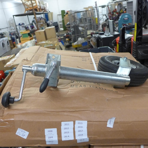 2013 - Pneumatic jockey wheel with clamp - unused