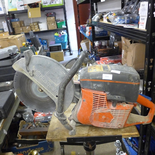 2021 - Husqvarna petrol strimmer with diamond blade