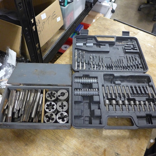 2031 - Tap and die set and a part drill set