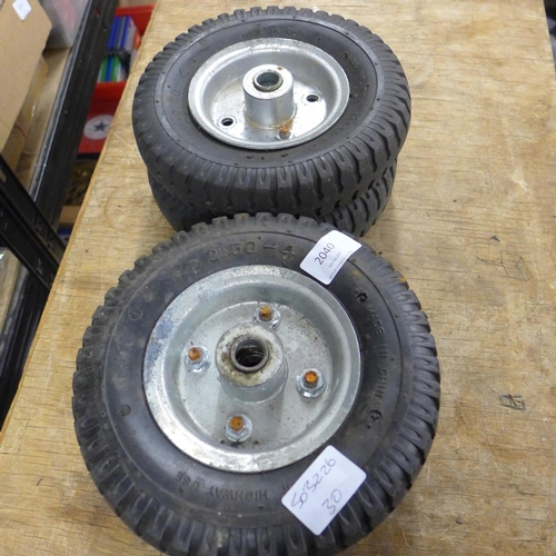 2040 - 4 Truck/barrow wheels