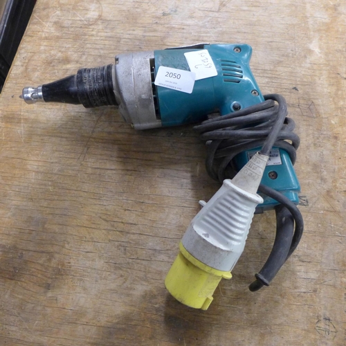 2050 - 110v Makita drywall screw gun - W