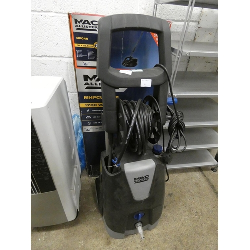 2381 - MacAllister MHPCU130-P pressure washer - boxed - hardly used - but sold a/f