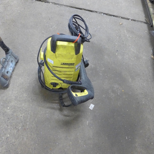 2602 - K2.14 Karcher jet wash with lance and attachment - W