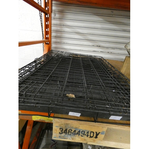 2659 - Folding pet cage with bottom tray