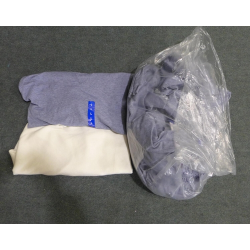 3319 - Ten women's knitwear jumpers and hoodies - size L - mainly blue * This lot is subject to VAT