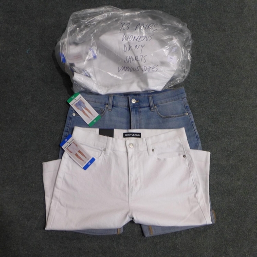 3346 - Three pairs of women's DKNY shorts - various sizes * This lot is subject to VAT