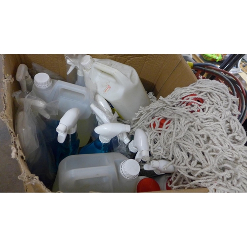 2572 - Qty. of cleaning equipment