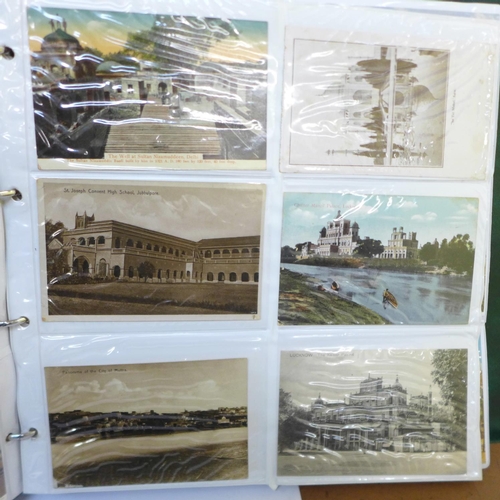 678 - Postcards; a large album of worldwide postcards, vintage to modern, Australia, New Zealand, South Af... 