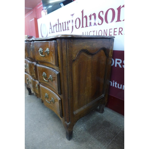 59 - An 18th Century French inlaid fruitwood commode